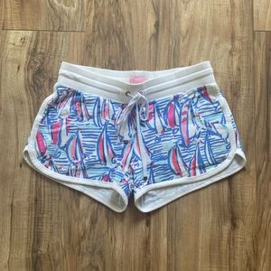 Lilly Pulitzer Chrissy Shorts Red Right Return